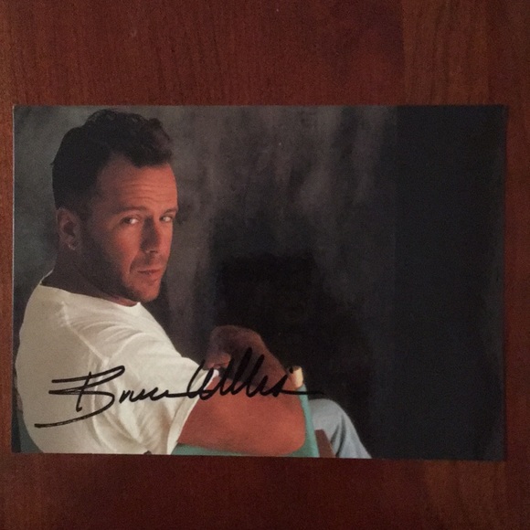 Other - Bruce Willis Signed 5x7 Photograph